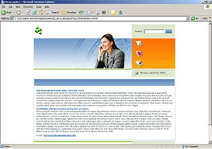 Website Template #8268