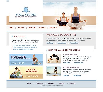Website Template #8284