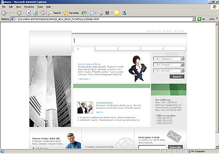 Website Template #8287