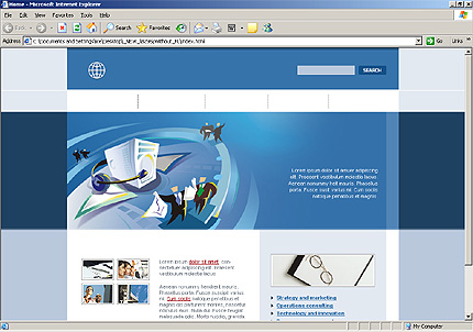 Website Template #8296