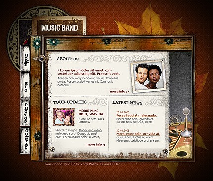 Website Template #8325