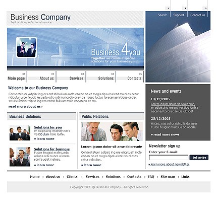 Website Template #8370