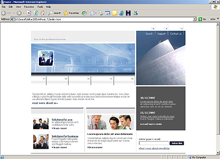 Website Template #8370