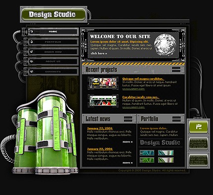 Website Template #8377