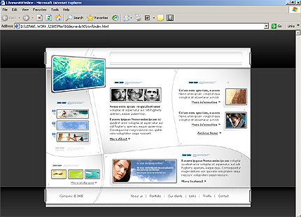 Website Template #8408