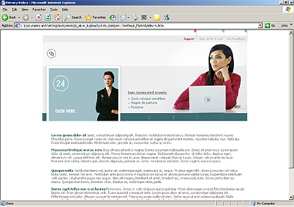 Website Template #8411