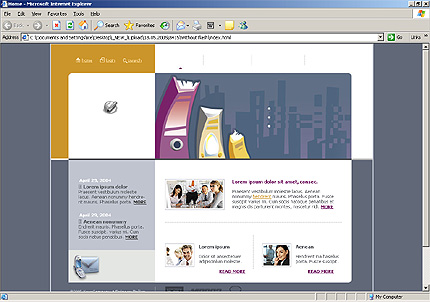 Website Template #8415
