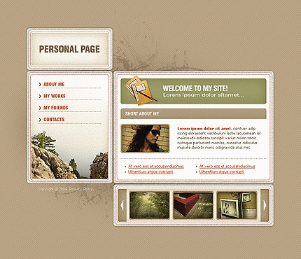 Website Template #8420