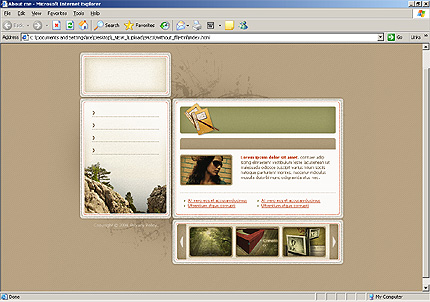 Website Template #8420