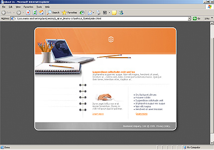 Website Template #8423