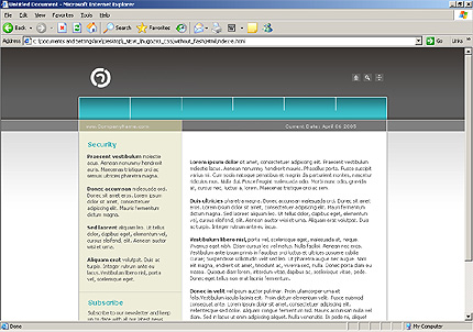 Website Template #8431