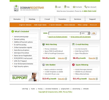 Website Template #8434