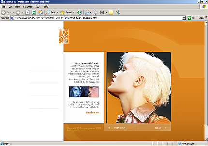 Website Template #8446