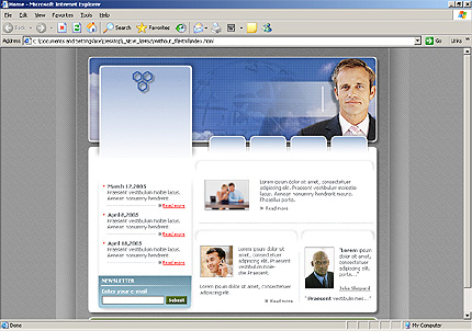 Website Template #8452