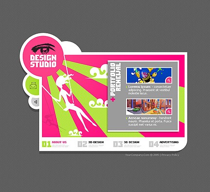 Website Template #8465