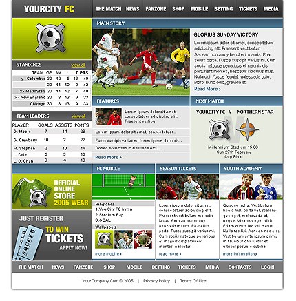 Website Template #8471