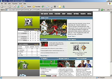 Website Template #8471