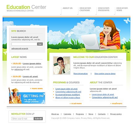 Website Template #8479