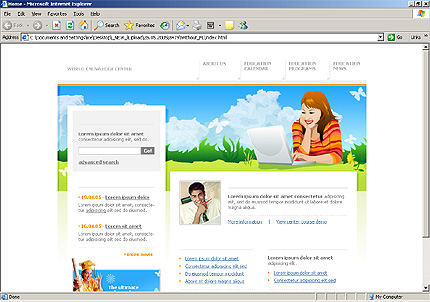 Website Template #8479