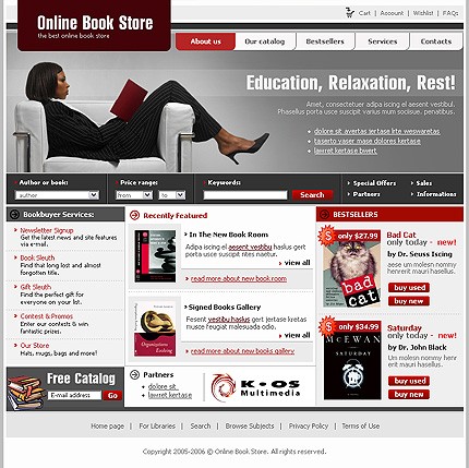 Website Template #8483