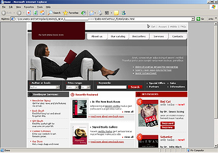 Website Template #8483