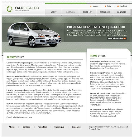 Website Template #8491