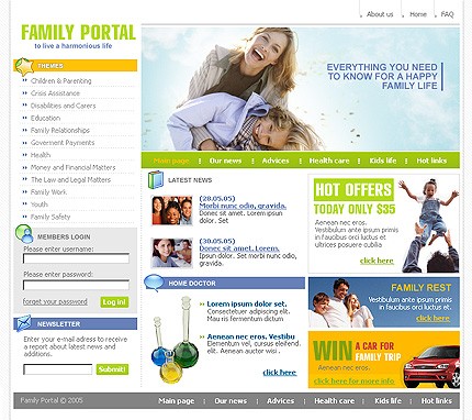Website Template #8508