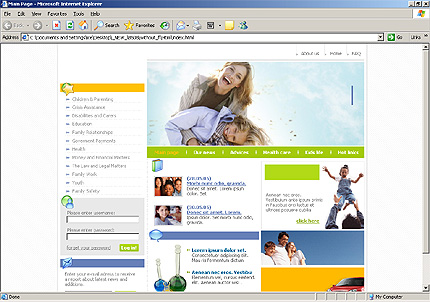 Website Template #8508