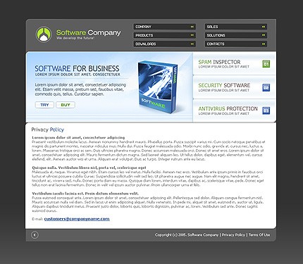 Website Template #8519