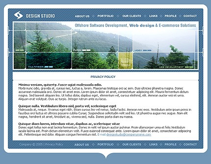 Website Template #8539