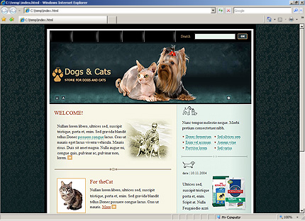Website Template #8541