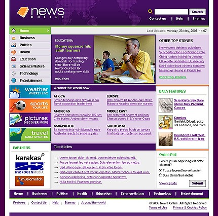 Website Template #8574