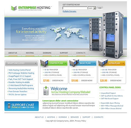 Website Template #8575