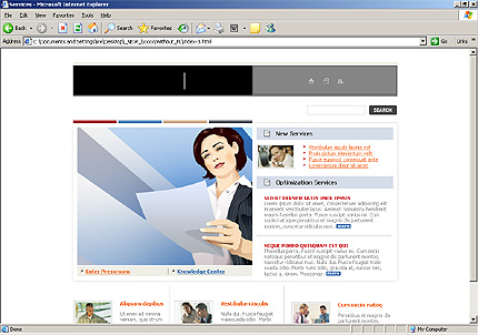 Website Template #8587