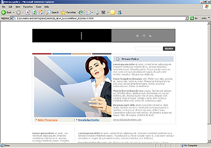 Website Template #8587