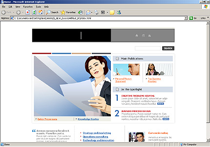 Website Template #8587