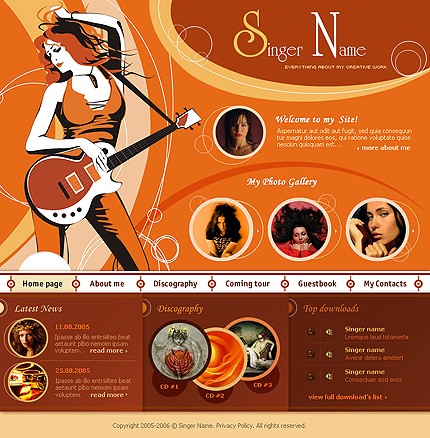 Website Template #8612