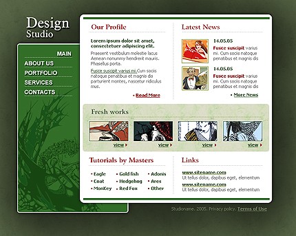 Website Template #8618