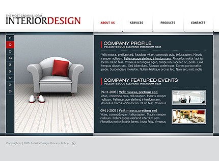 Website Template #8623