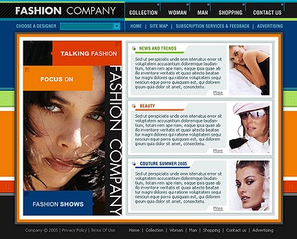 Website Template #8628