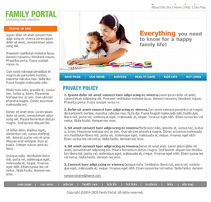 Website Template #8639