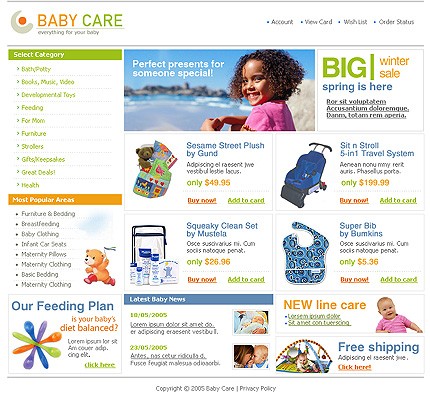 Website Template #8645