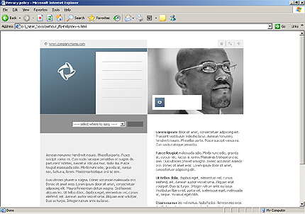 Website Template #8650