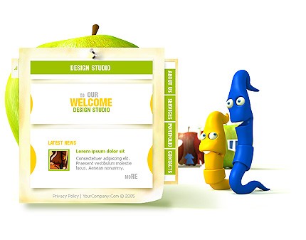 Website Template #8655