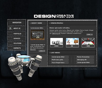 Website Template #8685