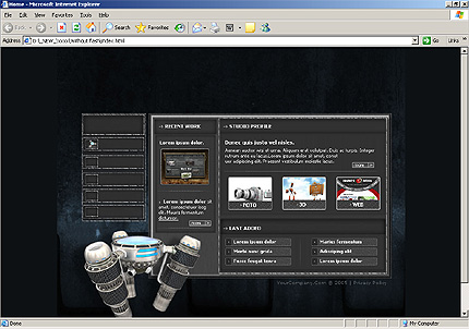 Website Template #8685