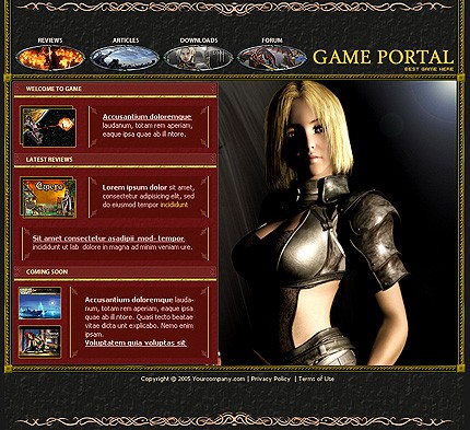 Website Template #8708