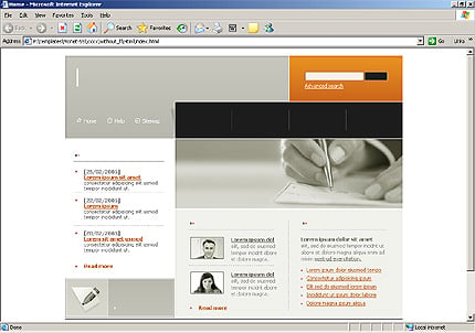 Website Template #8734