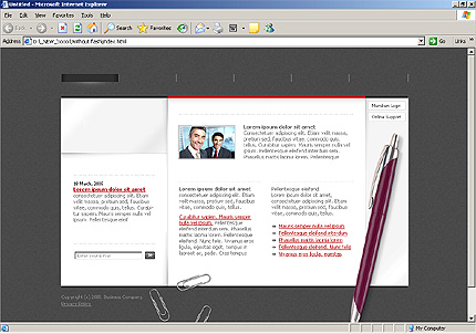 Website Template #8744