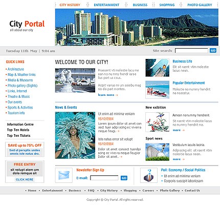 Website Template #8748